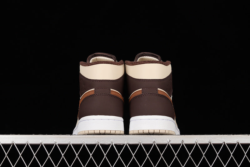 Air Jordan 1 AJ1 Mid – "Brown Basalt Oatmeal"