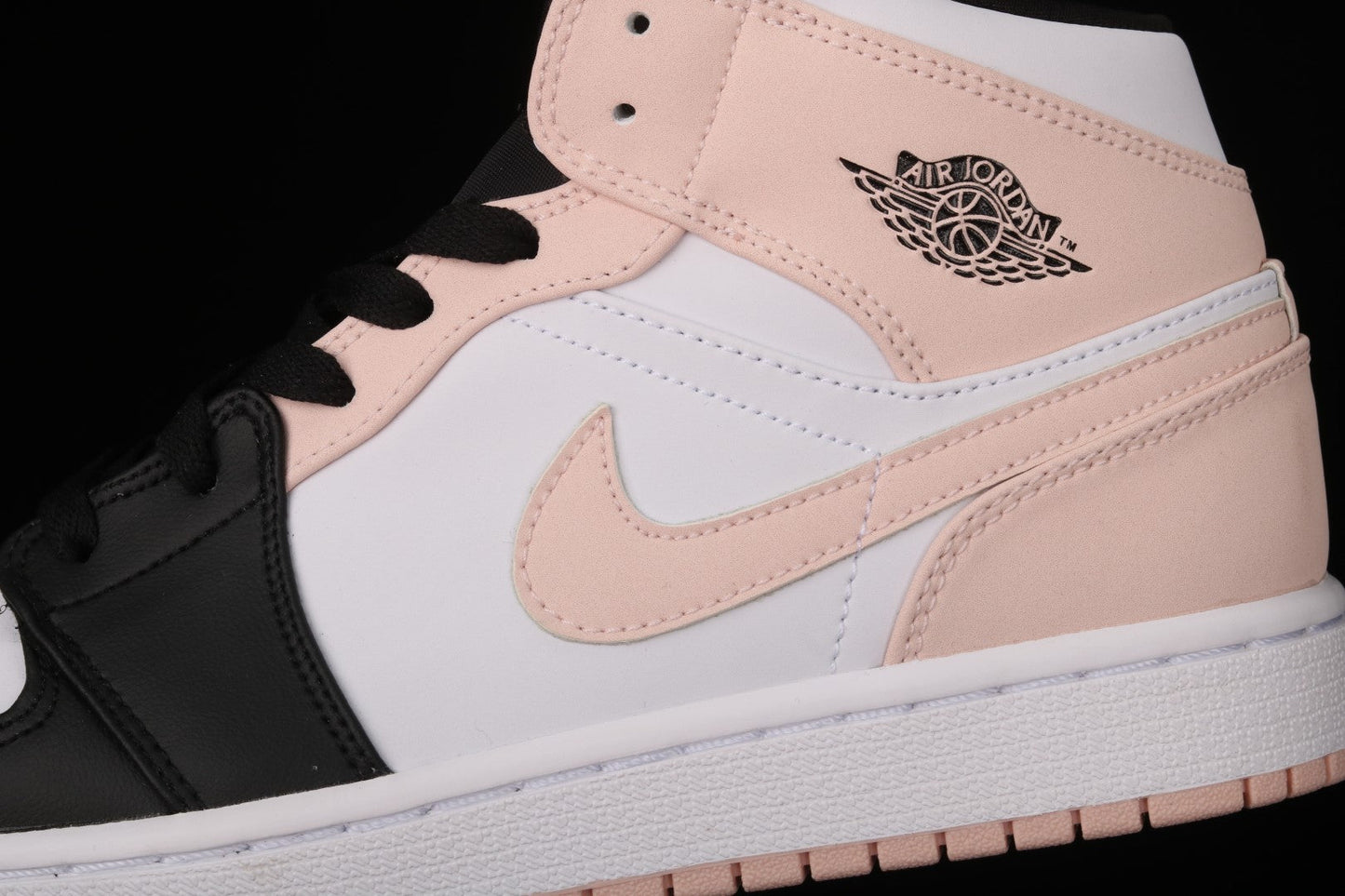 Unisex Air Jordan 1 AJ1 Mid Arctic – Orange/Black Toe