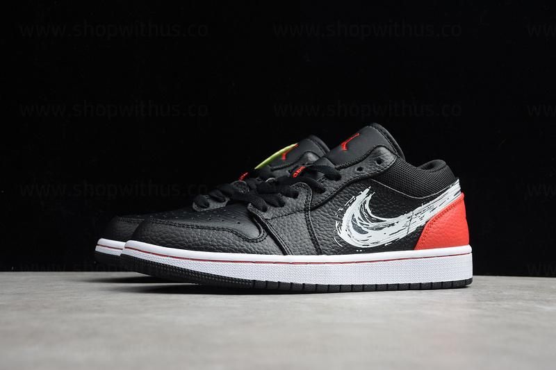 Air Jordan 1 AJ1 Low – Brushstroke Swoosh (SE)