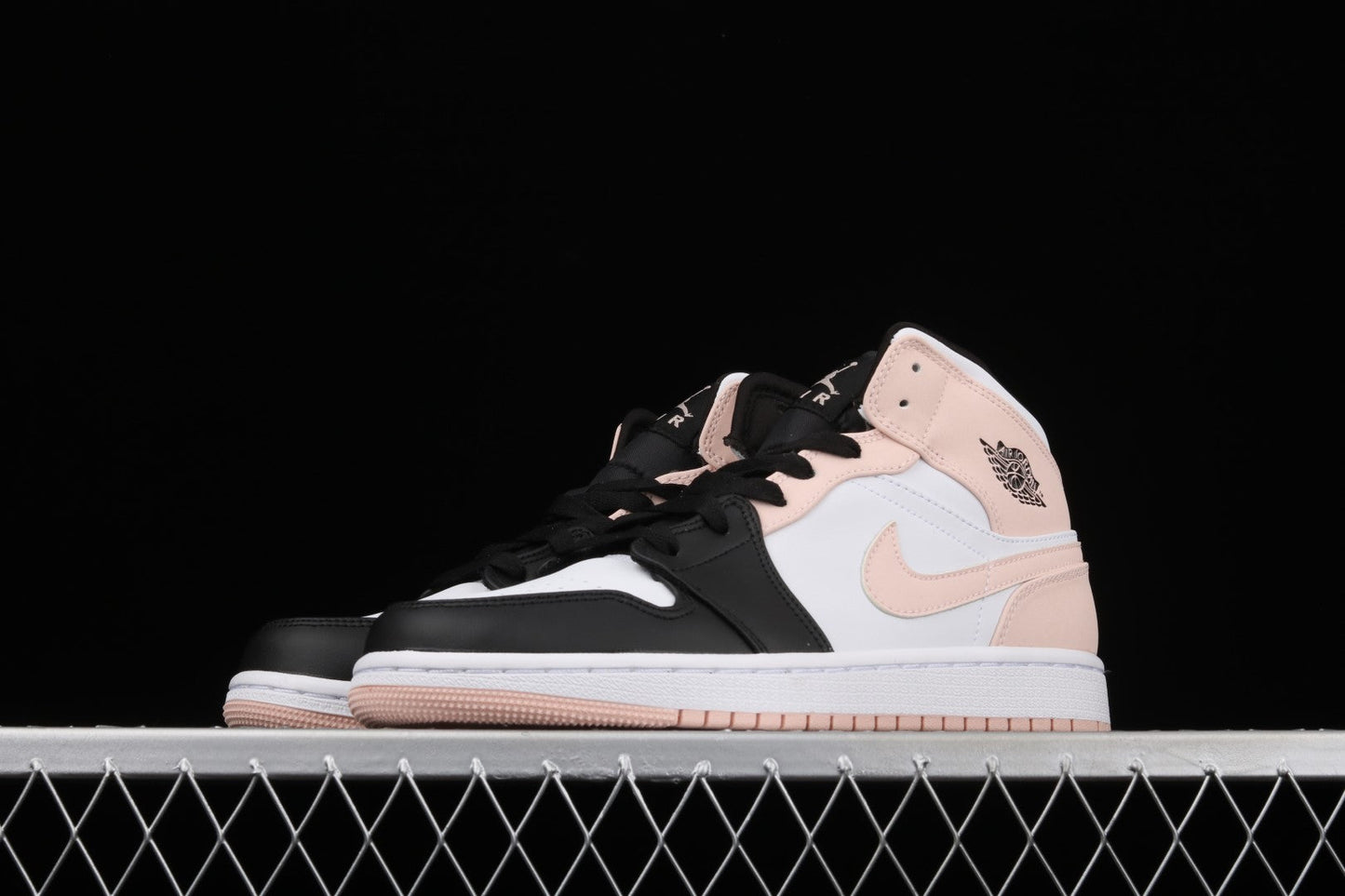 Unisex Air Jordan 1 AJ1 Mid Arctic – Orange/Black Toe