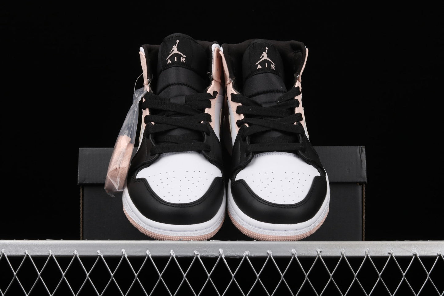 Unisex Air Jordan 1 AJ1 Mid Arctic – Orange/Black Toe
