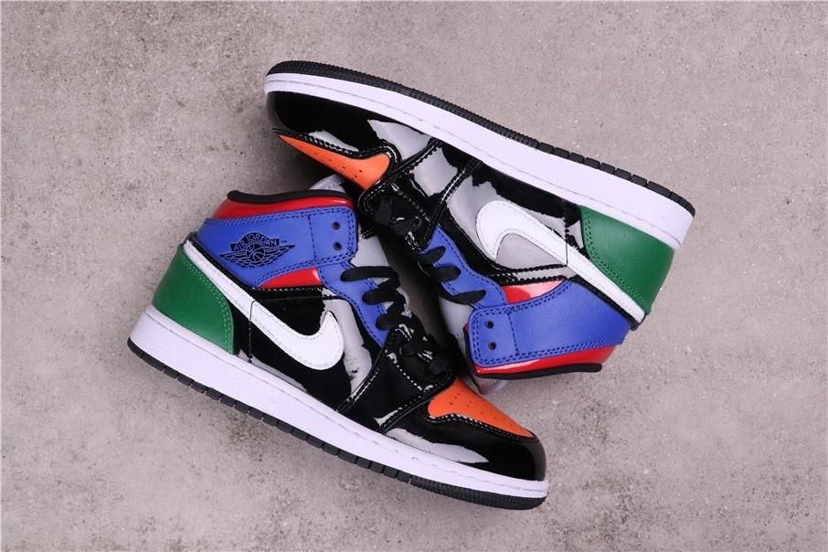 Air Jordan 1 AJ1 Mid SE – Multi Patent
