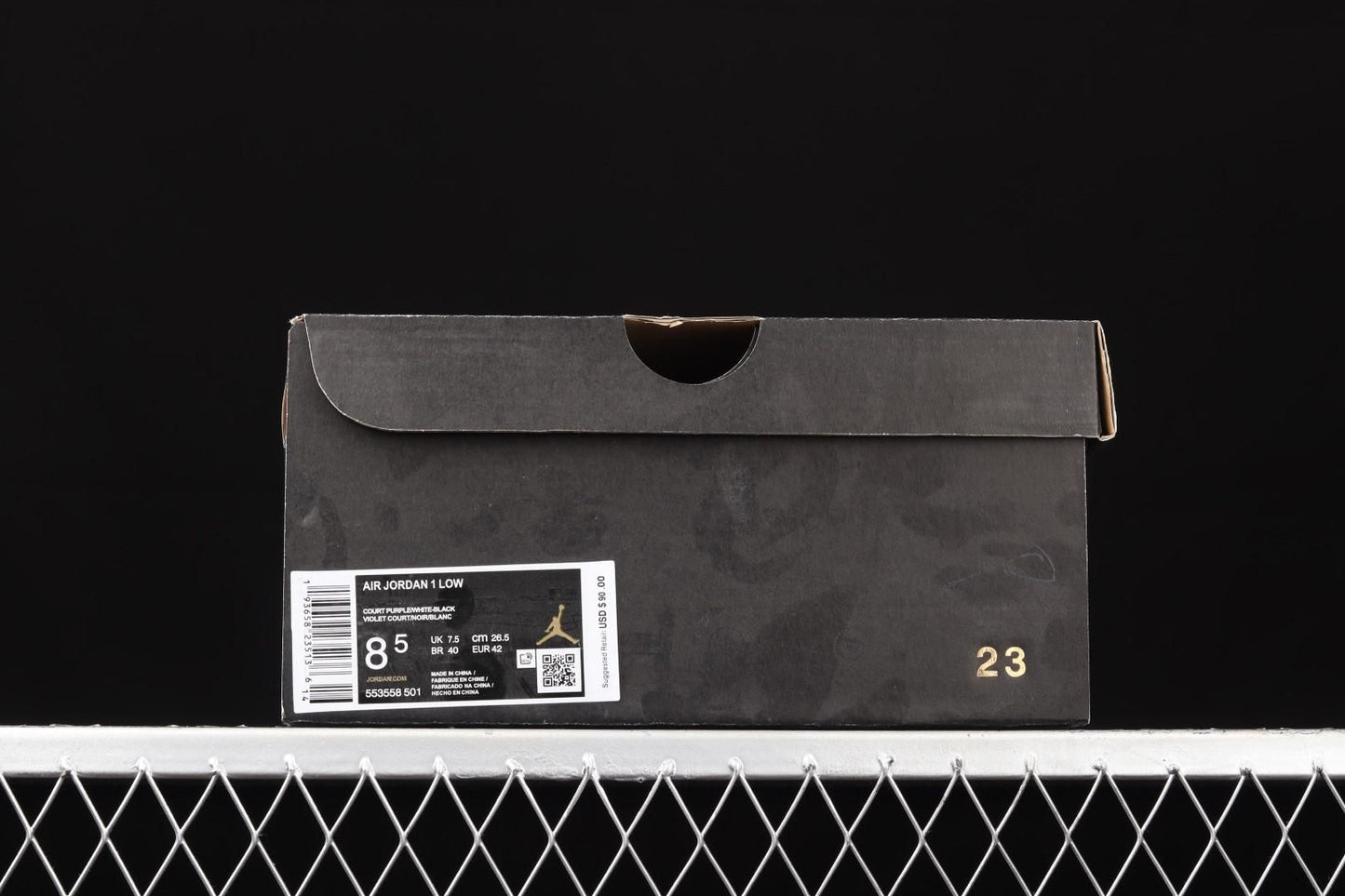 Air Jordan 1 AJ1 Low – Court Purple/Black