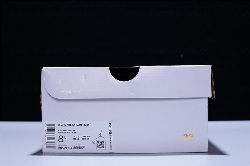 Air Jordan 1 AJ1 Mid – Noble Red