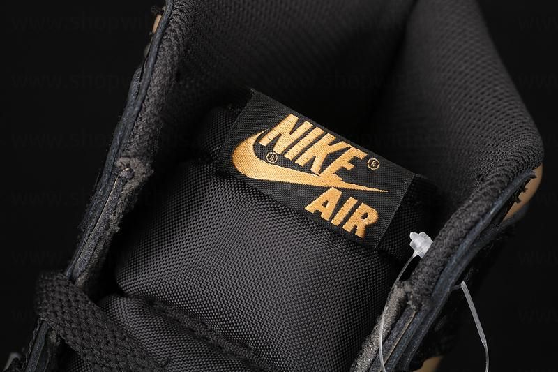 Air Jordan 1 AJ1 High - Black Metallic Gold