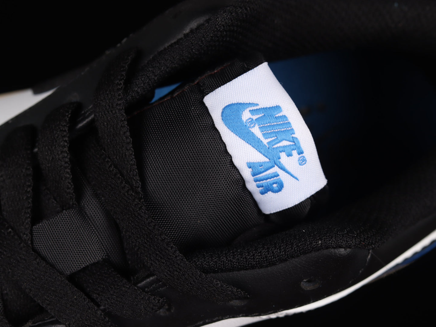 Air Jordan 1 AJ1 Retro Low - Black Dark/Powder Blue