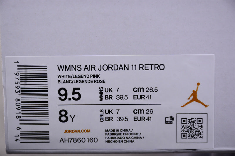 Unisex Air Jordan 11 AJ11 Low – Legend Pink