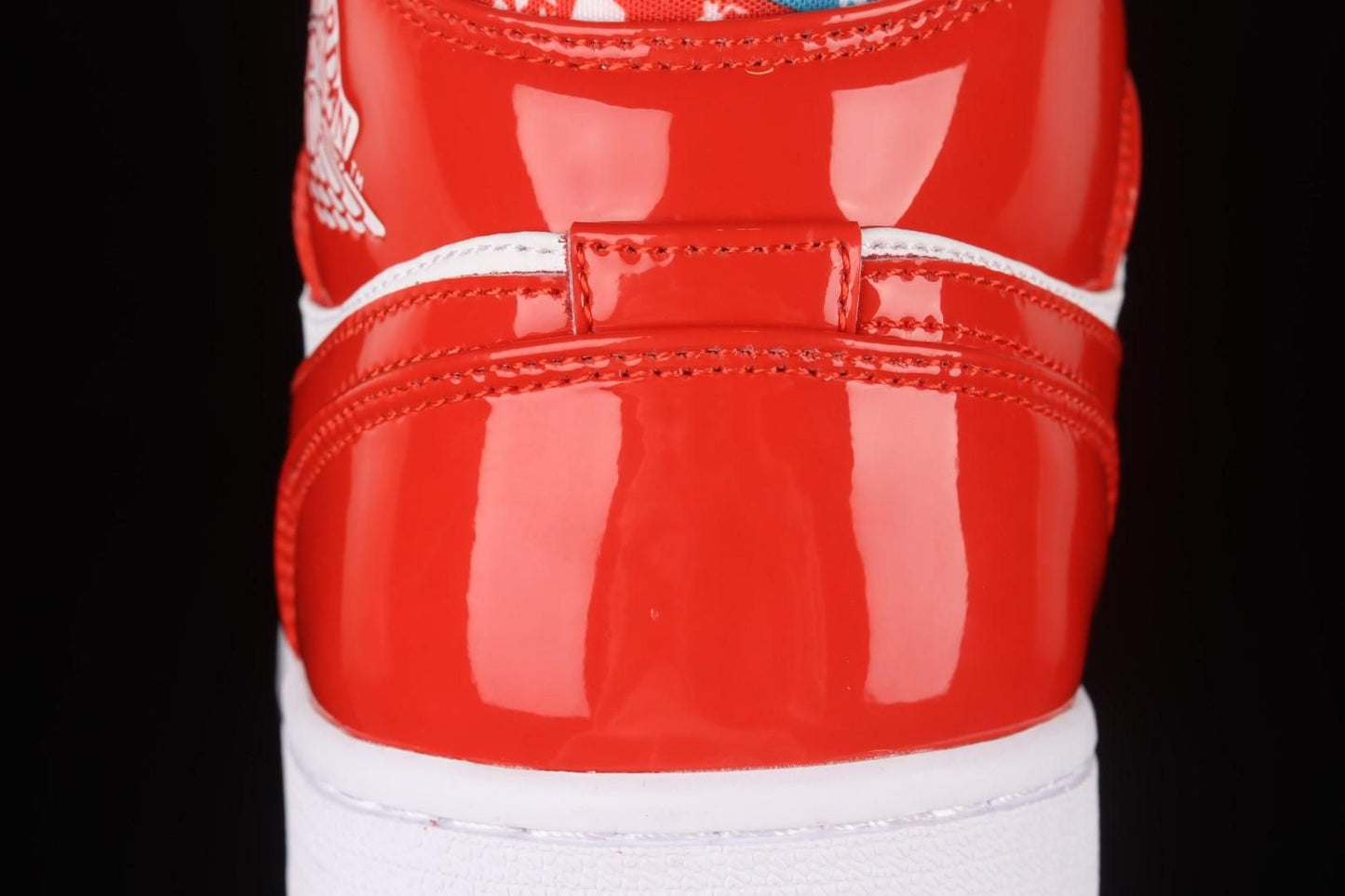 Air Jordan 1 AJ1 Mid – Barcelona Sweater – Red Patent