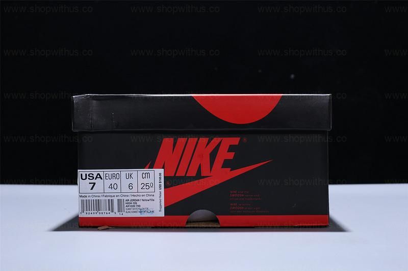 Air Jordan 1 AJ1 Retro High OG – Yellow Toe