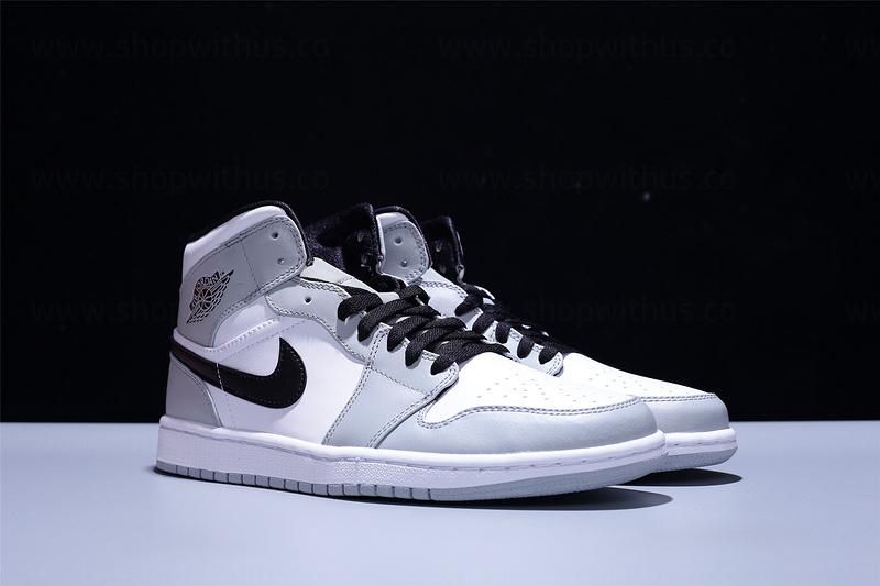 Air Jordan 1 AJ1 Mid – Light Smoke Grey