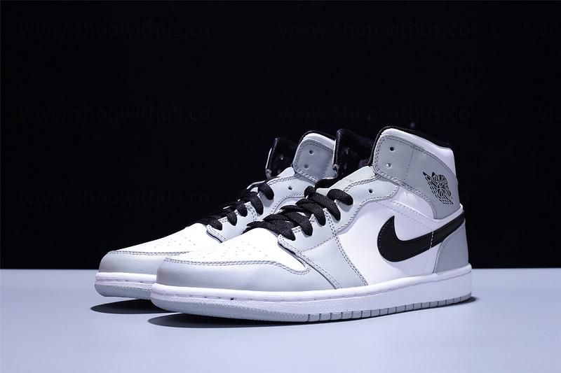 Air Jordan 1 AJ1 Mid – Light Smoke Grey