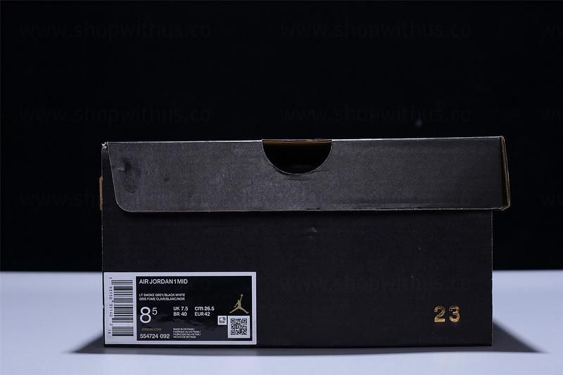 Air Jordan 1 AJ1 Mid – Light Smoke Grey