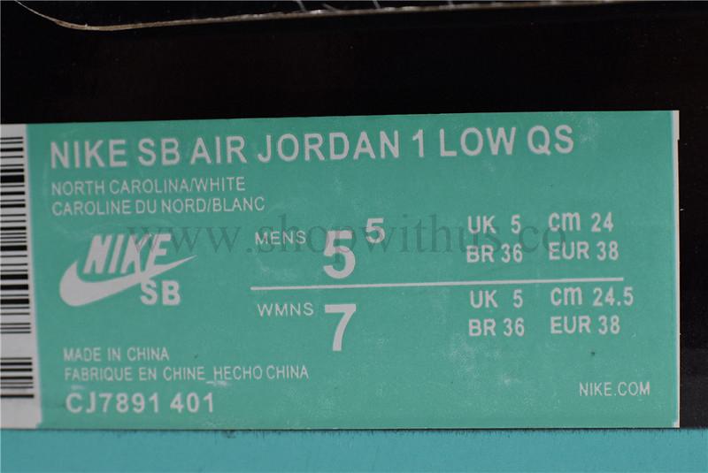 NikeSB x Air Jordan 1 AJ1 Low – UNC