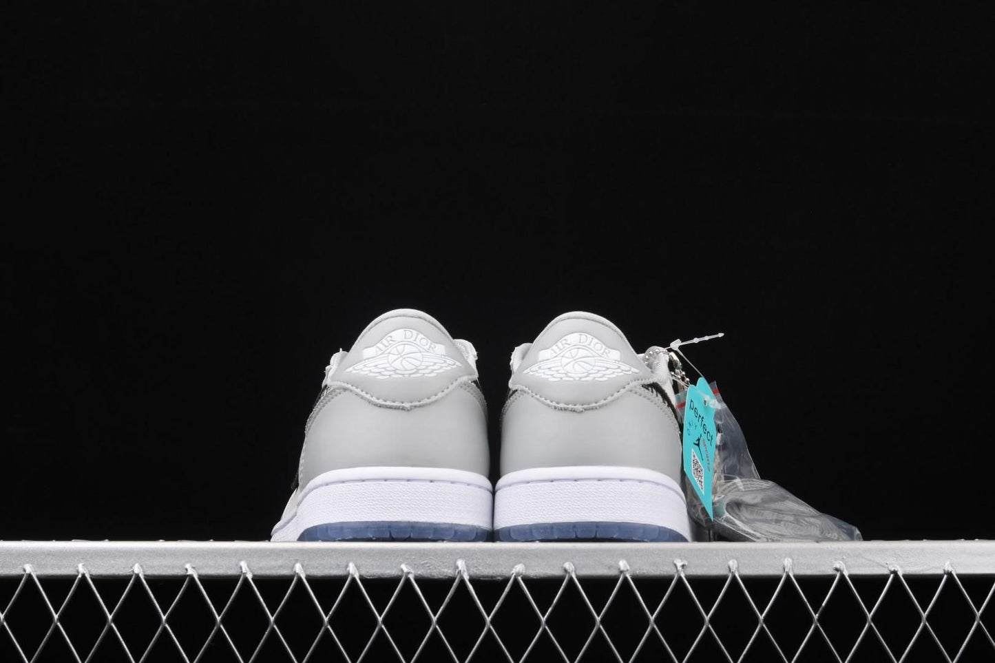 DI0R x Air Jordan 1 AJ1 Retro Low – Grey
