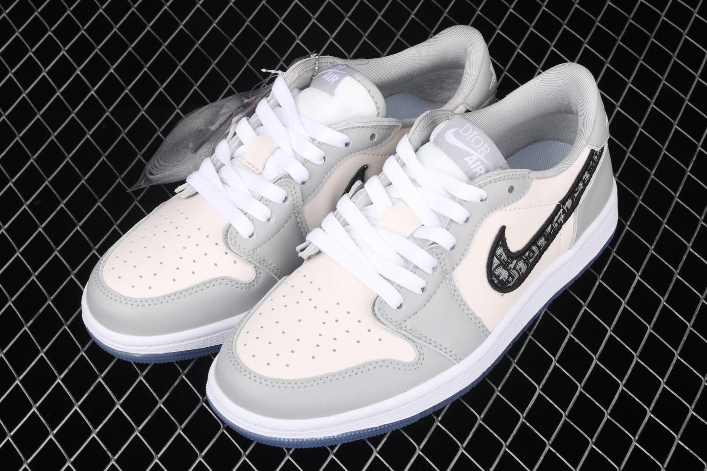 DI0R x Air Jordan 1 AJ1 Retro Low – Grey