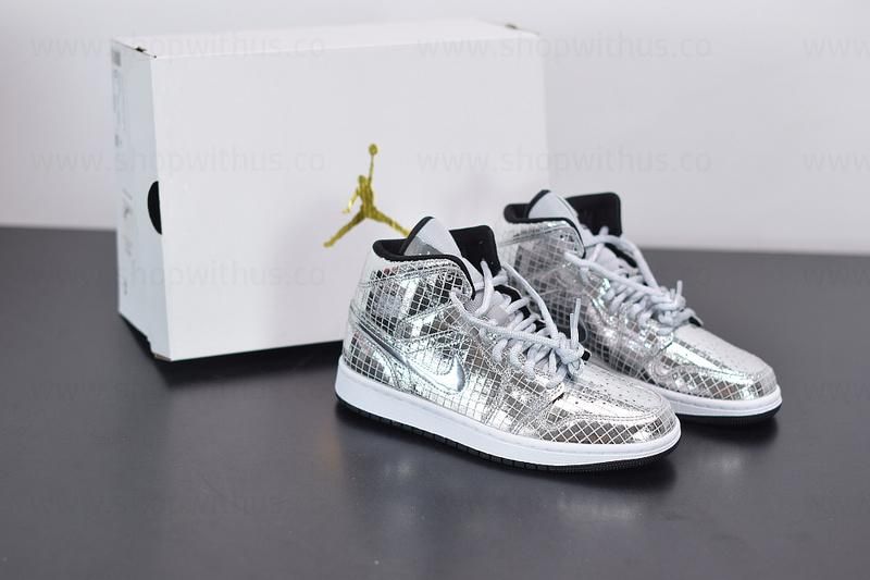 Air Jordan 1 AJ1 Mid – Disco Ball