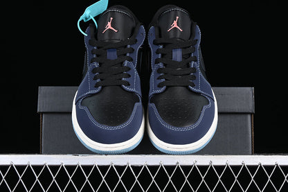 Air Jordan 1 AJ1 Low Snake Skin – Blue