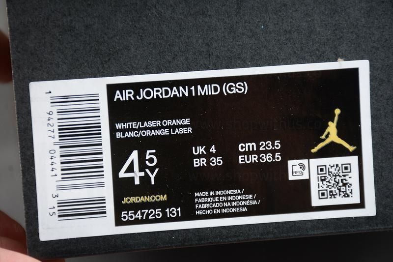 Air Jordan 1 AJ1 Mid – White Deep/Royal Blue
