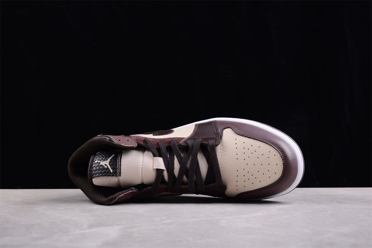 Air Jordan 1 AJ1 Mid – YMCA Brown