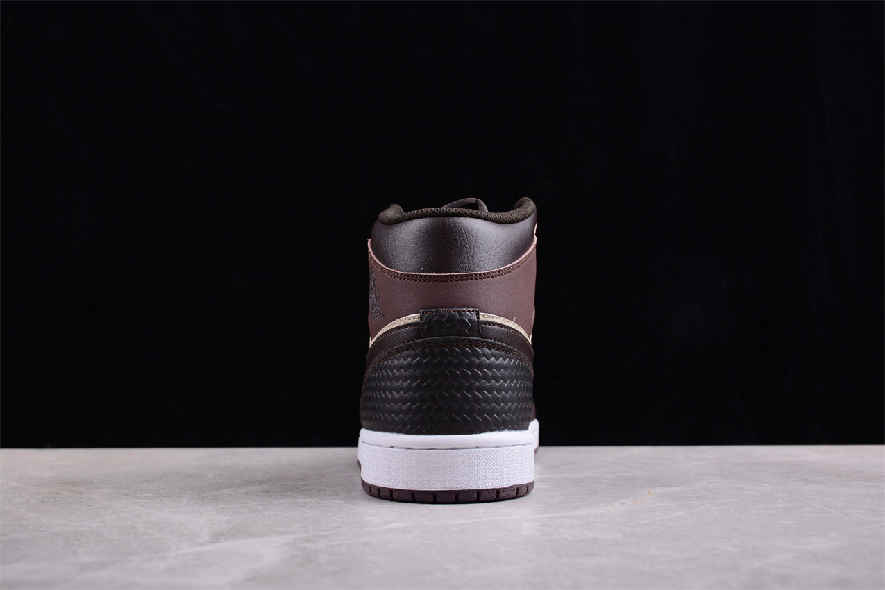 Air Jordan 1 AJ1 Mid – YMCA Brown