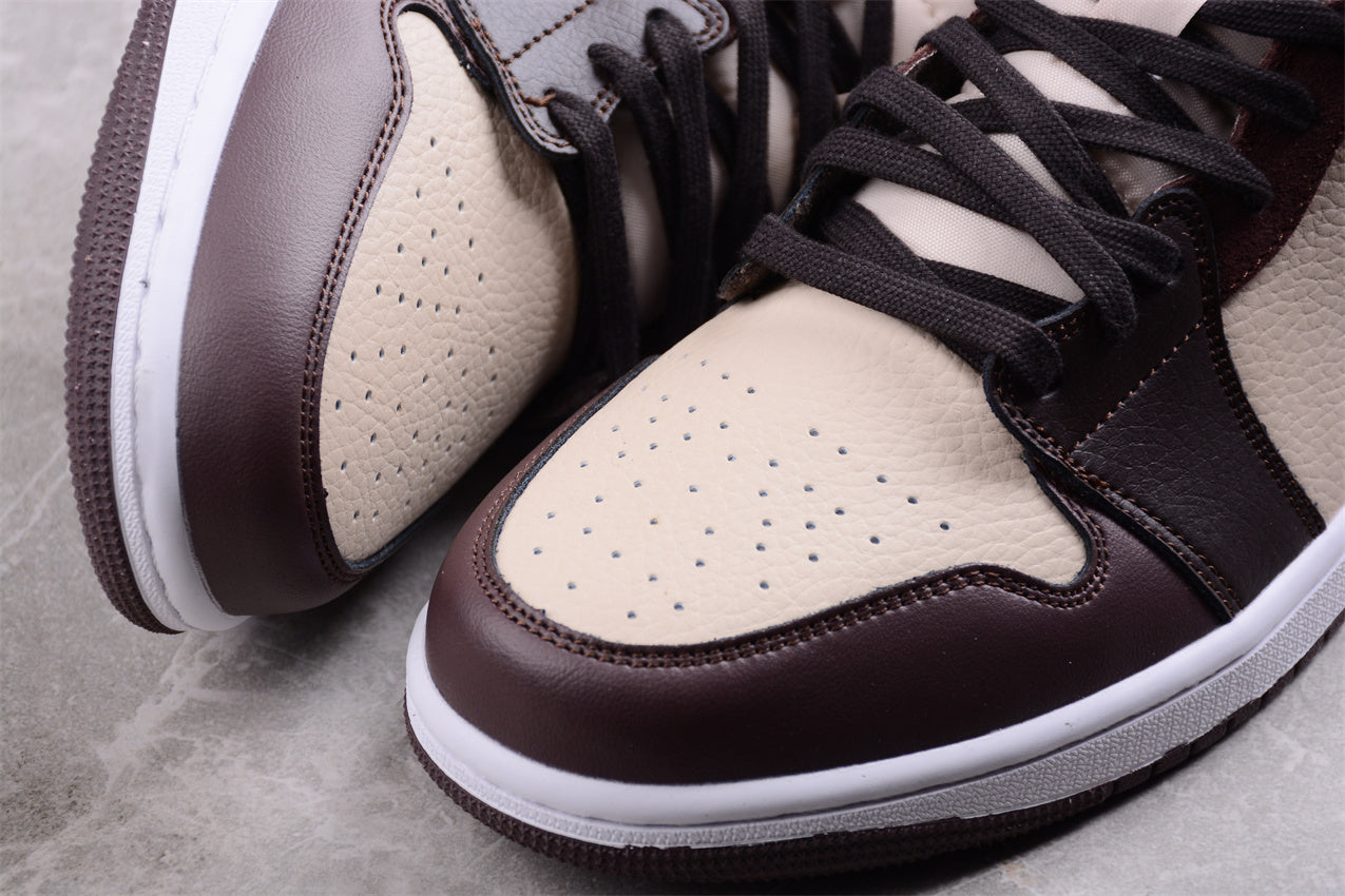 Air Jordan 1 AJ1 Mid – YMCA Brown
