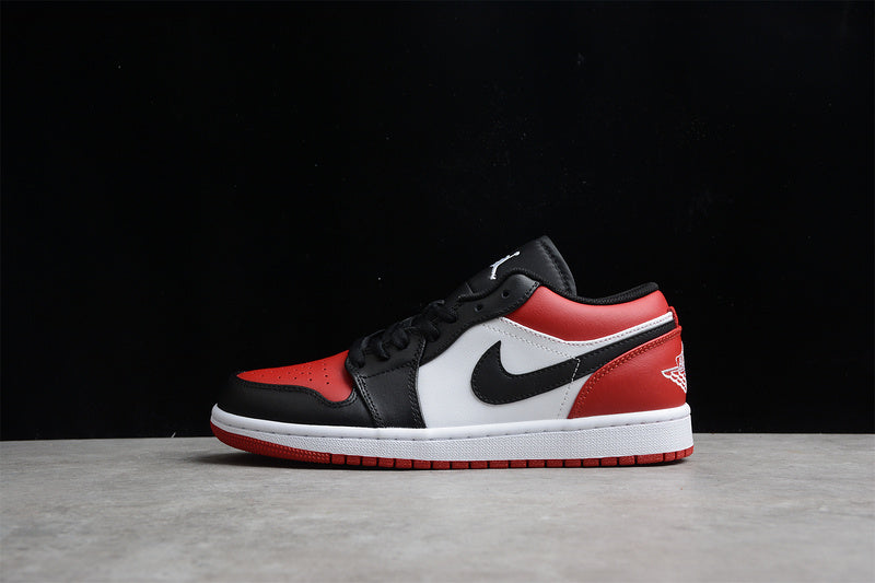 Air Jordan 1 AJ1 Low - Bred Toe