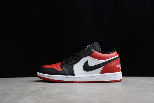 Air Jordan 1 AJ1 Low - Bred Toe