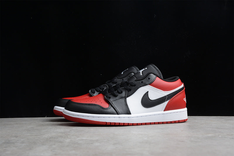 Air Jordan 1 AJ1 Low - Bred Toe