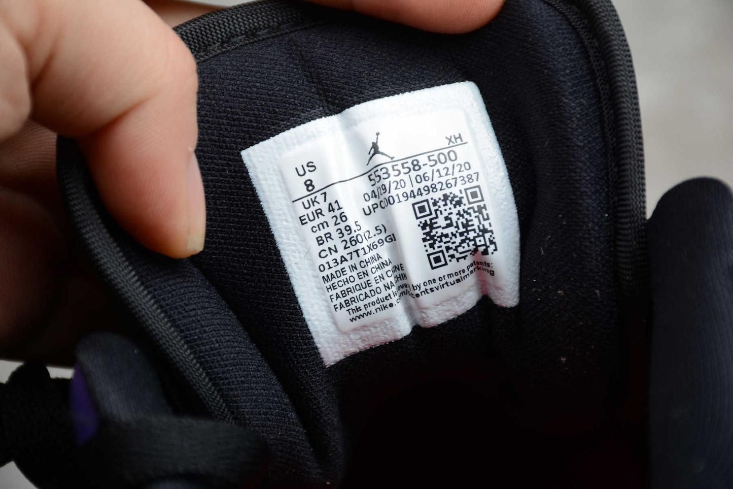 Air Jordan 1 AJ1 Low – Court Purple/White