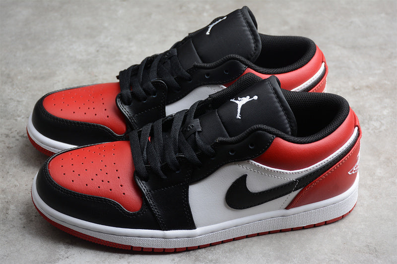 Air Jordan 1 AJ1 Low - Bred Toe