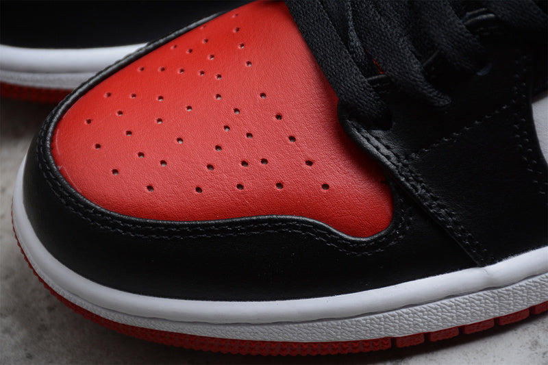 Air Jordan 1 AJ1 Low - Bred Toe