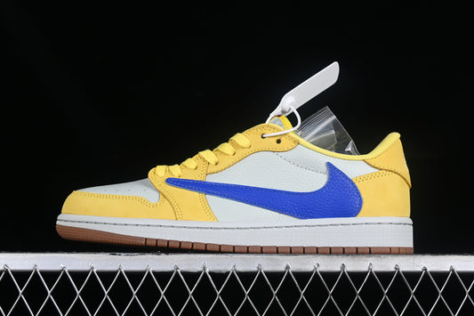 Travis Scott x Air Jordan 1 AJ1 Low – Canary