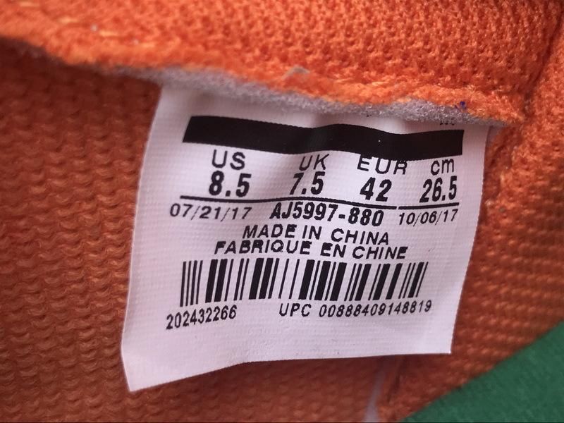 Gatorade x Air Jordan 1 AJ1 Retro High - Orange Peel
