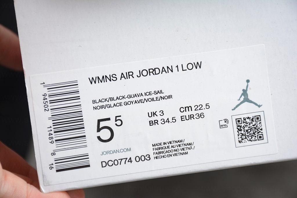 Unisex Air Jordan 1 AJ1 Low – Guava Ice