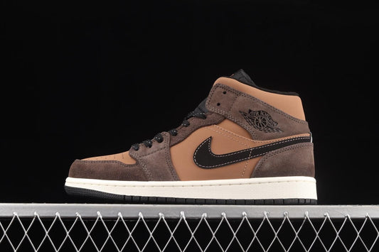 Air Jordan 1 AJ1 Mid – Dark Chocolate
