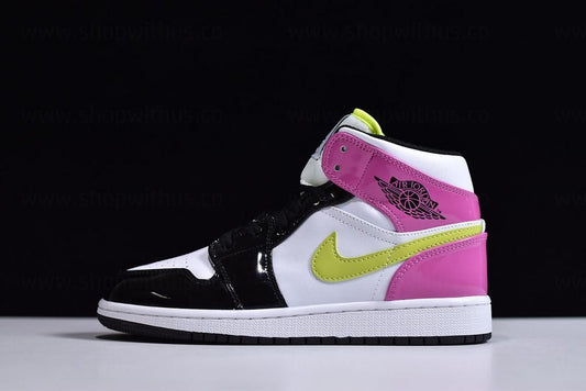 Air Jordan 1 AJ1 Mid SE – Cyber/Active Fuchsia