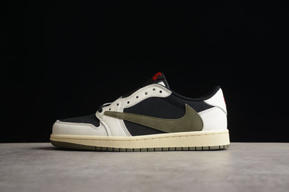 Travis Scott x Air Jordan 1 Low AJ1 – Olive