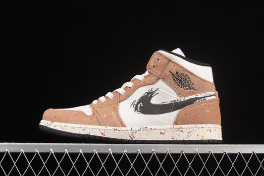 Air Jordan 1 AJ1 Mid – Brushstroke