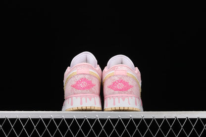 Unisex Air Jordan 1 AJ1 Low – Paint Drip
