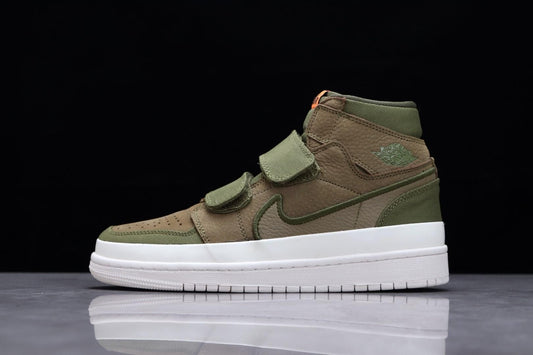 Air Jordan 1 AJ1 Retro High Double Strap - Olive Canvas