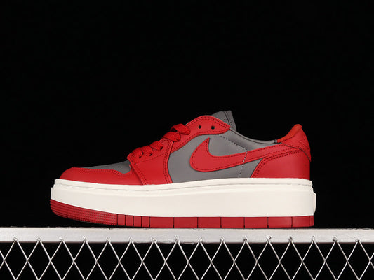 Unisex Air Jordan 1 AJ1 Low Elevate – Red/Grey