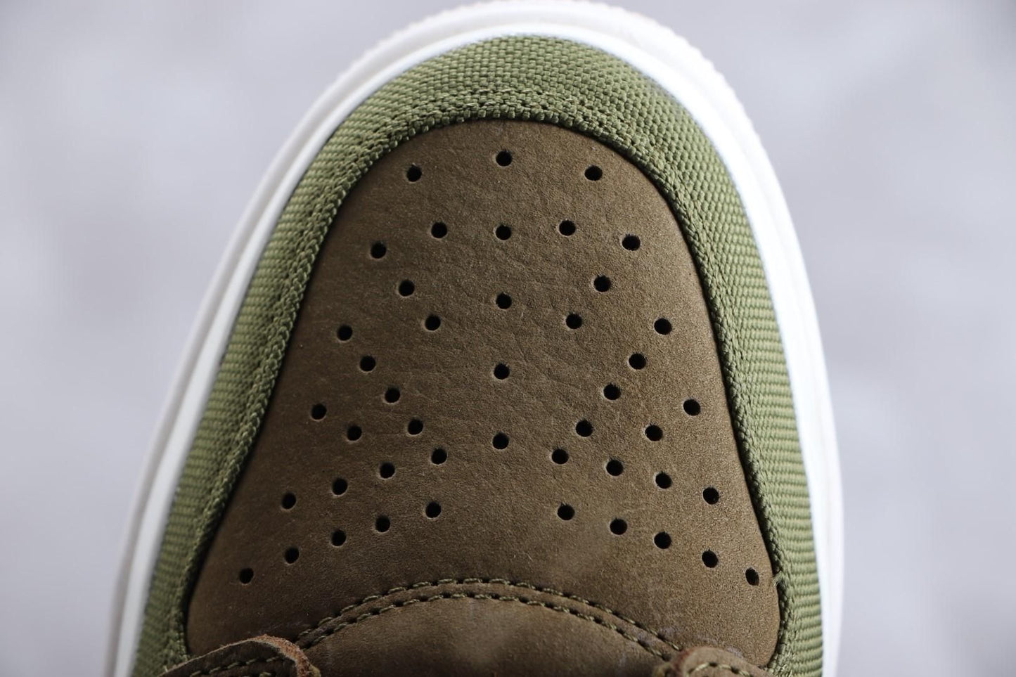 Air Jordan 1 AJ1 Retro High Double Strap - Olive Canvas