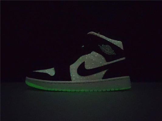 Air Jordan 1 AJ1 Mid – Black/Teal Tint