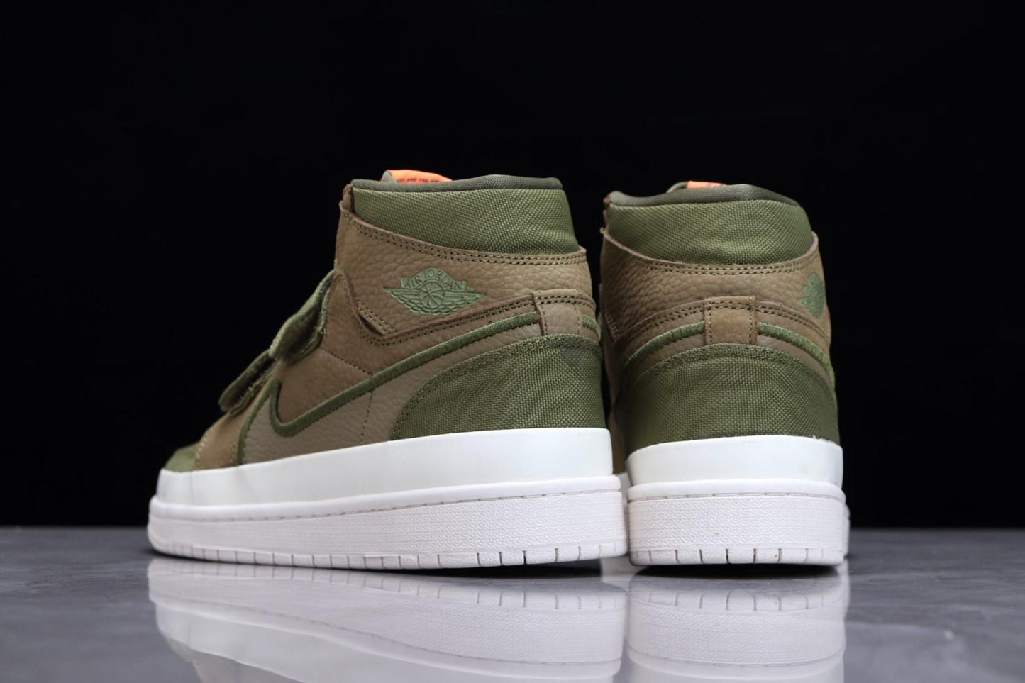 Air Jordan 1 AJ1 Retro High Double Strap - Olive Canvas