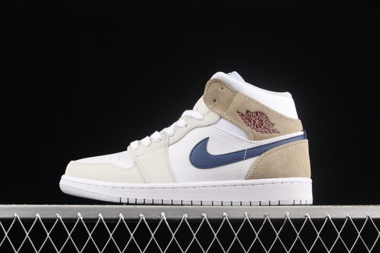 Air Jordan 1 AJ1 Mid – Tan Suede