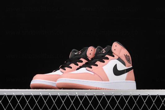 Unisex Air Jordan 1 AJ1 Mid – Pink Quartz