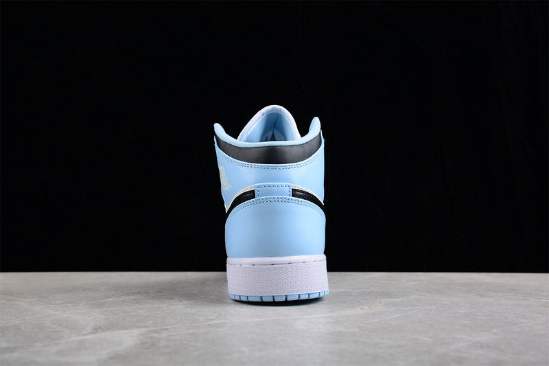 Unisex Air Jordan 1 AJ1 Mid – Ice Blue
