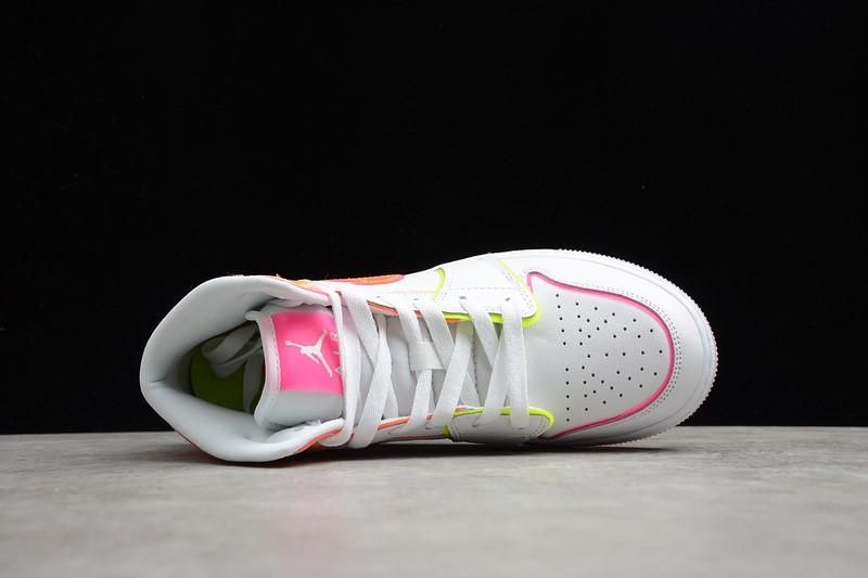 Unisex Air Jordan 1 AJ1 Mid – Edge Glow