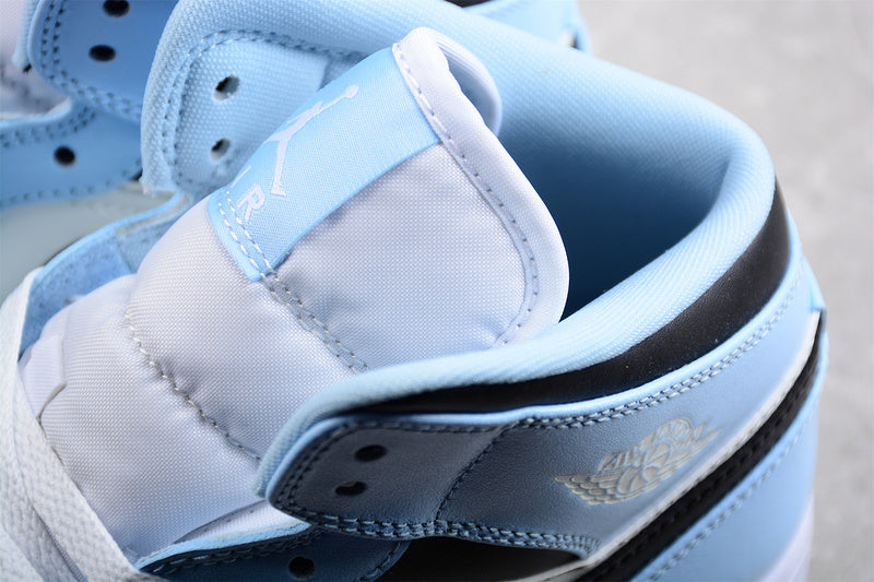 Unisex Air Jordan 1 AJ1 Mid – Ice Blue