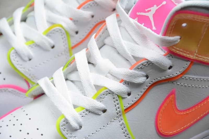 Unisex Air Jordan 1 AJ1 Mid – Edge Glow